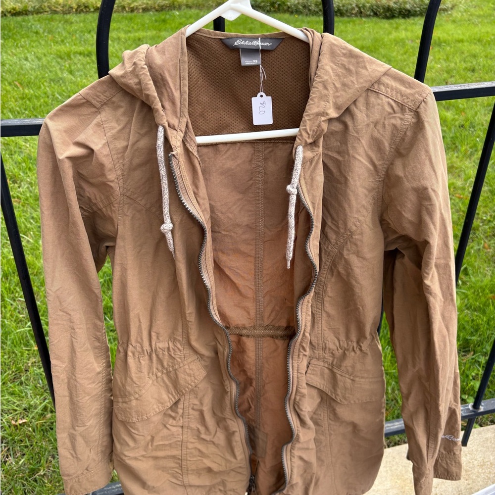 Eddie Bauer Tan Utility Jacket